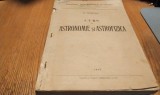 CURS DE ASTRONOMIE SI ASTROFIZICA - G. Petrescu - Editura Facultatea C. I. Parhon, 1956, 545 p.