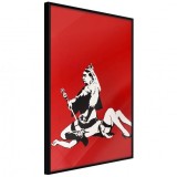 Cumpara ieftin Poster - Banksy: Queen Victoria, cu Ramă neagră, 30x45 cm