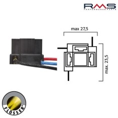 Dulie (soclu) far compatibil becuri halogen tip HS1 (35/35W) - tip H4 (60/55W)