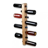 Cumpara ieftin Suport Vertical 8 Sticle Vin din Lemn de Stejar