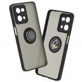 Husa Oppo Reno7 4G Asteroid GSM Glinth cu inel suport stand magnetic, negru