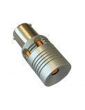 Led Semnalizre Portocaliu PY21W BAU15S Super Canbus Cu 24 SMD CSP 2020 12V BAU15S-24SMD-2020-AMBER, Xenon Bright