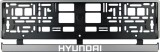 Cumpara ieftin Set 2 bucati, suport numar inmatriculare argintiu Hyundai, Autohelix MSA