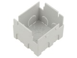 Carcasă electrică LEGRAND 55mm plastic gri 080011, montaj &icirc;n perete -5&divide;40&deg;C