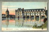 AD 02 C. P. VECHE- CHENONCEAUX -LE CHATEAU -1917 -FRANTA -COMMISION MILITAIRE, Circulata, Printata