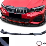 Spoiler frontal sport lip gloss negru potrivit pentru BMW Seria 3 G20 G21 2019-2022 Performance AutoTuning