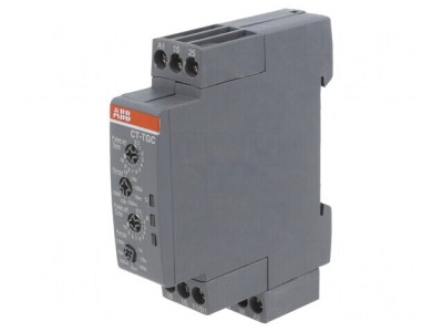 Timer DPDT 0,05s-100h pentru șină DIN 24-240VAC/DC foto
