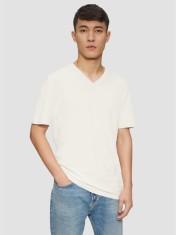 s.Oliver Tricou barbati cu anchior, Regular fit, din bumbac, Crem (Marime: 2XL) foto