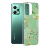 Cumpara ieftin Husa pentru Xiaomi Redmi Note 12 5G / Poco X5, Techsuit Marble Series, Green Hex
