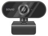 Webcam HD 720p neagră cu USB A, clemă și unghi de 90&deg;