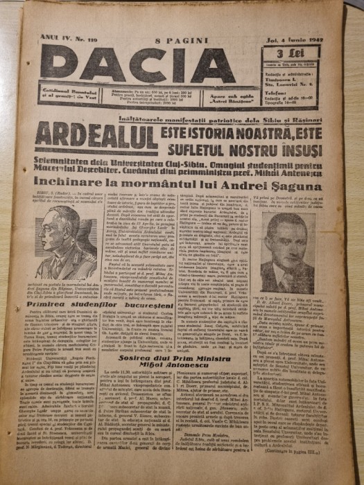 dacia 4 iunie 1942-al 2-lea razboi mondial,titus laptes,rasinari,deva