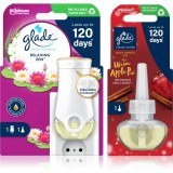 GLADE Electric scented oil Relaxing Zen + Warm Apple Pie ambalaj economic 3 buc