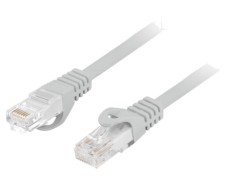 Patch cord LANBERG RJ45 U/UTP Cat 6 LSZH 20m gri