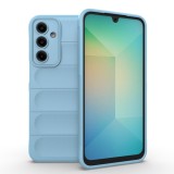 Husa antisoc pentru samsung galaxy a16 4g / a16 5g, margini striate, magic shield, bleu