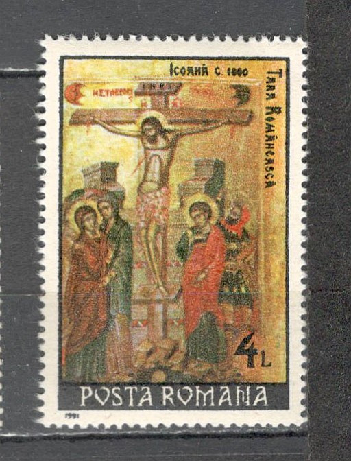 Romania.1991 Sf.Pasti-Icoana ZR.859