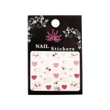 3D stickere nail art &ndash; oaie argintie - TJ101S