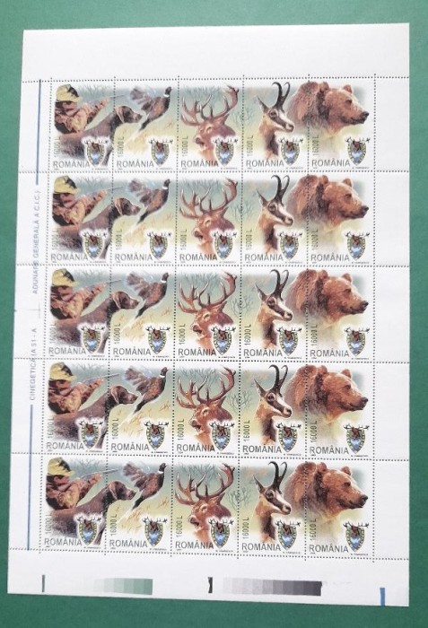 |Romania, LP 1636/2004, Cinegetica A 51-a Adunare Generala a CIC, coala, MNH