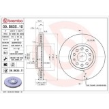 Set disc frana Seat Alhambra (710 711) 06.10-12.22, Alhambra Van (711) 06.10-06.23, Tarraco (Kn2) 09.18-; Skoda Kodiaq I (Ns6 Ns7 Nv7) 10.16-; Vw Sha, BREMBO
