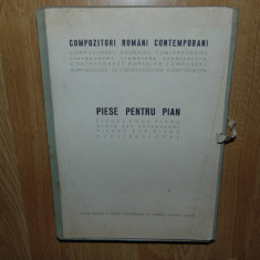 Compozitori Romani Contemporani-Piese pentru Pian anul 1966