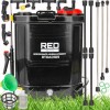 Pulverizator Red Technic RTOA0109, 20L, Baterie 12V 8Ah, Lance Telescopica, 4 Duze, Reglare Presiune