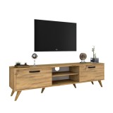Cumpara ieftin Comoda TV Sabian Oak 180x35x48 cm