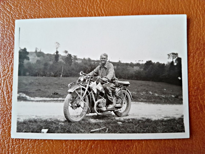 Fotografie plimbare cu motocicleta, 1930