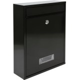 Cutie postala Vorel 78555, otel, 360x260x80mm, negru, 2 chei