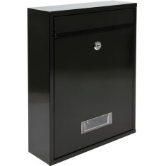 Cutie postala Vorel 78555, otel, 360x260x80mm, negru, 2 chei