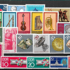 C5388 lot timbre nestampilate Germania Democrata