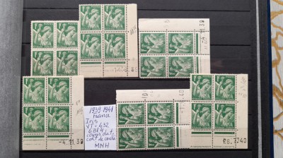 1939-1941-Franta-Iris YT432 6 bl,4 - MNH foto