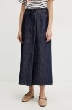 Weekend Max Mara fustă culoarea albastru marin, midi, drept, 2515101082600