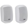 Set 2 Boxe Pasive Linie Audio 100V 30W, 8 Ohmi, IP66, HPA WS400-WH, Woofer 4.25 inch, Tweeter 1 inch, 100Hz-20kHz, Albe