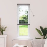 Jaluzea pentru Fereastră Argintiu 80 x 130 cm Aluminiu