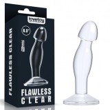 Dildo anal Flawless Clear Prostate Plug 16,5 cm, Lovetoy