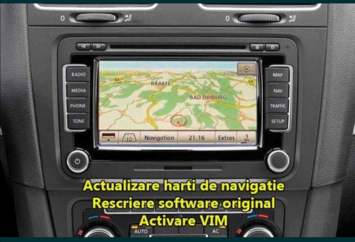 VW Dvd Harti navigatie Volkswagen RNS 510 VW Passat CC Tiguan GPS EUROPA 2023