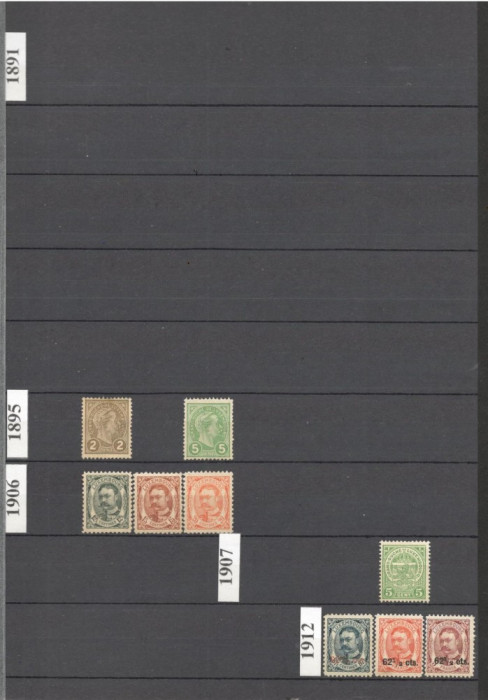 Luxemburg. 1865/1991 Colectie cronologica timbre nestampilate 1 (un) clasor