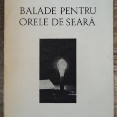 Balade pentru orele de seara - Aurelia Batali// dedicatie si semnatura