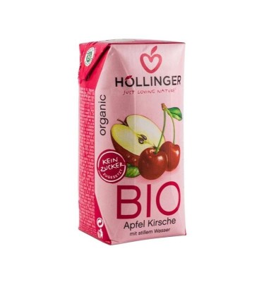 Suc Bio de Mere si Visine Hollinger 200ml foto