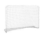 Poarta metalica de fotbal,Alb, 182x61x122 cm