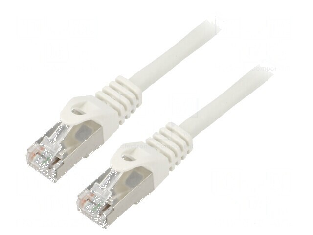 Patch cord F/UTP 6 litat CCA PVC alb 30m 26AWG