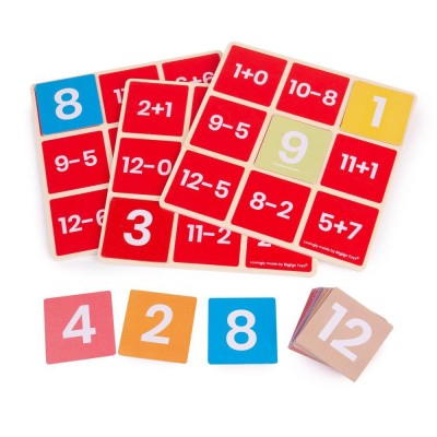 Bingo matematic - Adunari si scaderi PlayLearn Toys foto