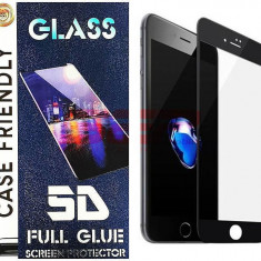 Geam protectie display sticla 5D FULL GLUE Samsung Galaxy A8 2018 BLACK