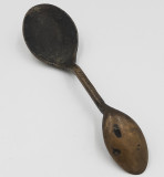 Foarte rara! Lingura deosebita din bronz , antica, cca 1800 !, Ornamentale