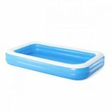 Cumpara ieftin Piscina gonflabila pentru familie, in forma de dreptunghi cu dimensiunea de 305 x 183 x 46 cm, albastra , pentru interior sau exterior