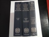 THE COMPACT EDITION OF THE OXFORD ENGLISH DICTIONARY - 3 vol.(reproduced micrographically)