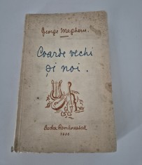 Carte veche George Magheru Coarde vechi si noi Versuri