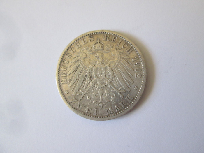 Germania 2 Mark 1902 A argint Wilhelm II