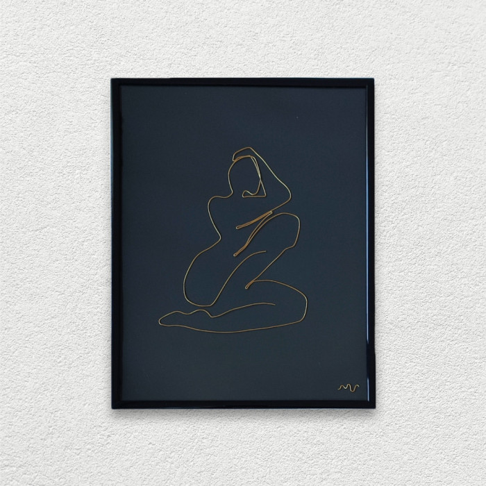 Tablou femeie nud, 21x30cm