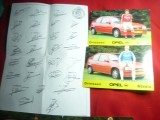 11 Fotografii ( 6 cu autografe tiparite) + Foaie semnaturi ( tiparite) - Jucatori Fotbal PSV Eindhoven