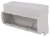 Carcasă pentru șină DIN, gri, 90.5x142.3x62mm